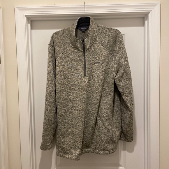 Eddie Bauer 1/4 zip fleece sweatshirt